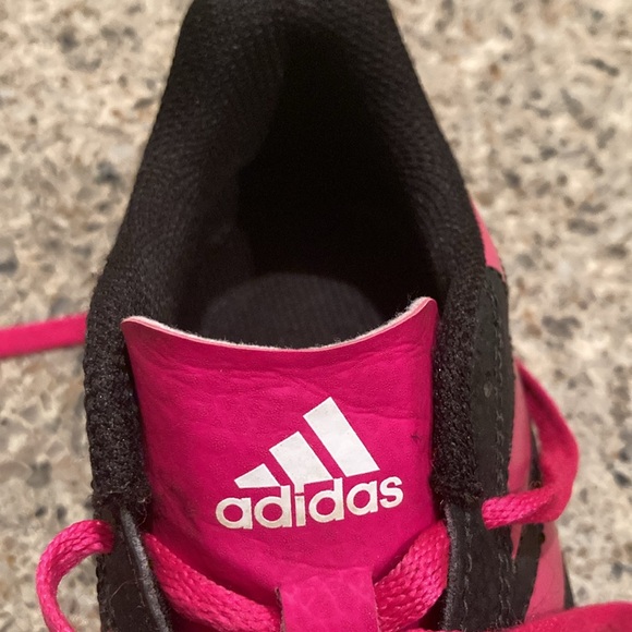 Girls 13K Adidas Cleats - Black and Pink - Picture 5 of 6